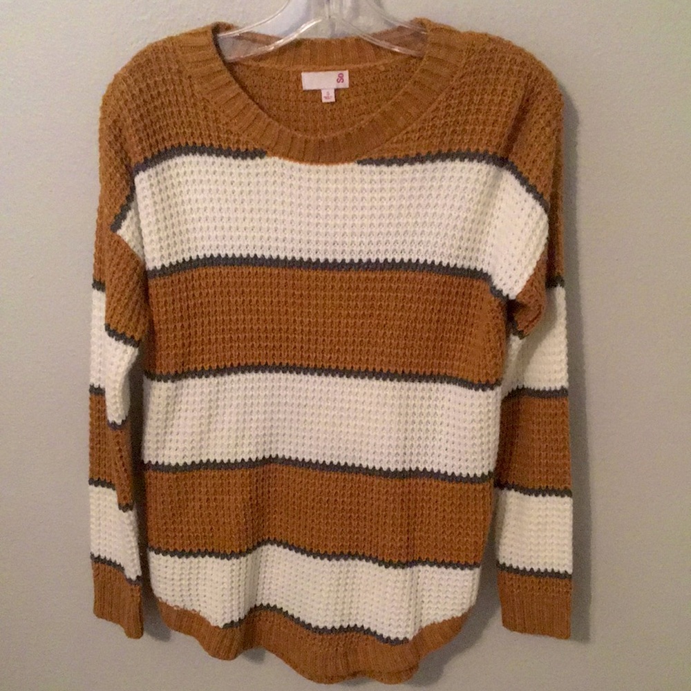 SO striped sweater